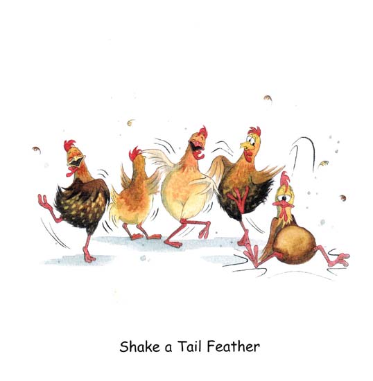 shake a tail feather